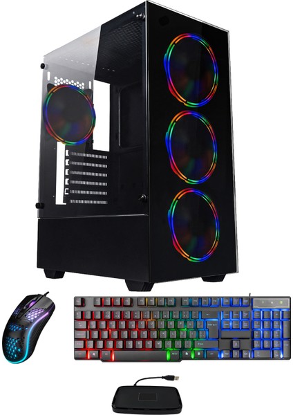 DG179 İ5-3470 16GB Ram 256GB SSD 500 GB HDD R7 240-4GB Oyuncu Pc