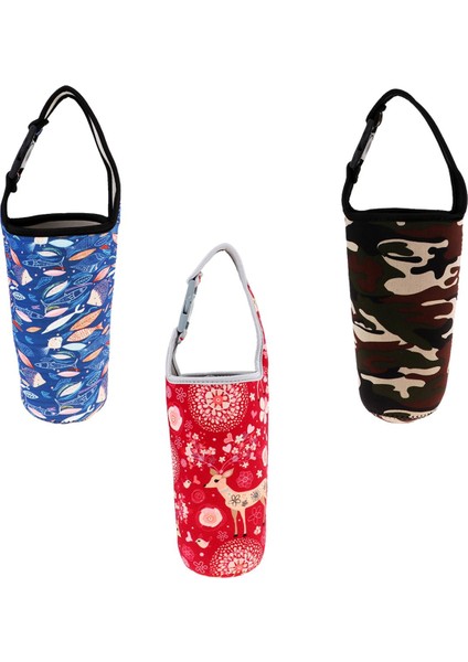 3pcs Tumbler Taşıyıcı Tutucu Yeniden Kullanılabilir Koruma Içkisi Açık Yürüyüş Balıkları Multi (Yurt Dışından)