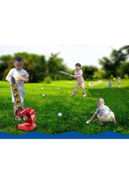 Altı Eva Ball, Tenis Raket, Yarasa ile Elektronik Beyzbol Atlama Makinesi (Yurt Dışından)