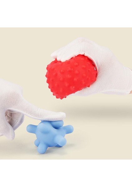 6pcs/set Bebek Yürümeye Başlayan Çocuk Için Çeşitli Renk Duyusal Dokulu Top Seti (Yurt Dışından)