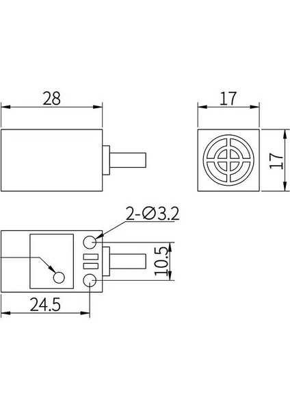 TL-Q5MD1 6-36V 5mm No Endüktif Mesafe Sensörü