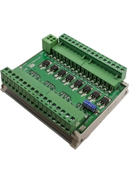 Trk-16 5A 16 Kanal Dc Röle Modülü - Ray Montajlı