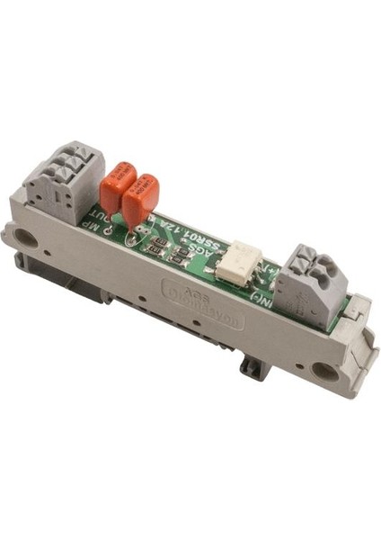 Ssr-01 2A Tek Kanal Ssr Röle Modülü - Ray Montajlı