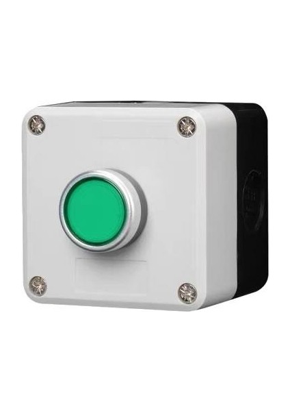 Tekli Push Buton Kutusu - Yeşil