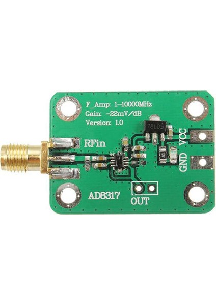 AD8317 1M-10000MHZ Radyo Frekans Logaritmik Dedektör