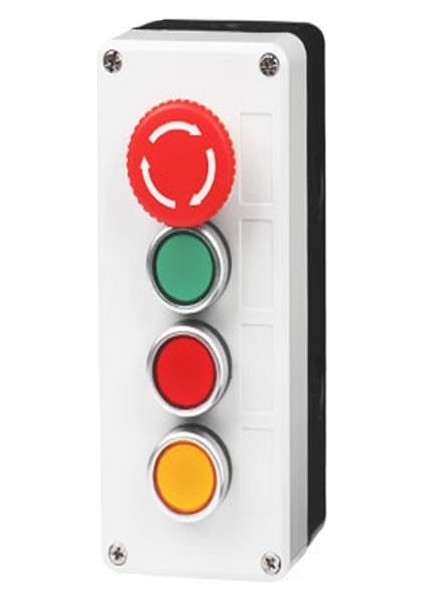 Acil Stop ve Üçlü Push Buton Kutusu