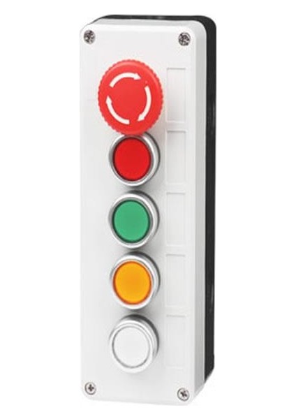 Acil Stop ve Dörtlü Push Buton Kutusu