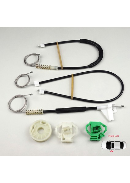 Seat Ibiza MK2 6K1 1993-2002 4/5 Kapı 6K4837401P İçin Ön Sol Cam Kriko Tamir Seti