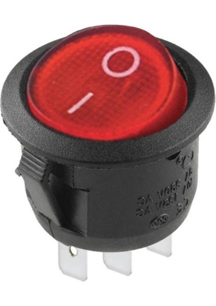 16MM On-Off Power Yuvarlak Switch Anahtar 3 Pin