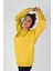 Kadın Sıfır Yaka Baskılı Sweatshirt 5