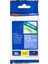 P-Touch TZE-535 Tze-Tape 12MM Mavi Üzerine Beyaz Laminasyonlu Etiket 2