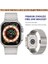 Apple Watch Ultra 49MM Uyumlu Metal Baklalı Stainless Paslanmaz Çelik Kordon Açılır Kapanır Tokalı Kızkaç 4