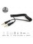 3.5mm Stereo Spiral Tasarım Araç Aux Ses Kablosu 2 Metre 2