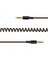 3.5mm Stereo Spiral Tasarım Araç Aux Ses Kablosu 2 Metre 5