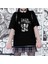 Serial Experiments Lain Siyah Oversize T-Shirt 1
