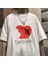Death Note Logo Beyaz Oversize T-Shirt 1