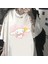 Cinnamoroll & Heart Beyaz Oversize T-Shirt 1