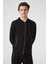 Erkek Sweatshirt, Iki Iplik Siyah Kumaş 5