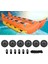 D Pad Patch Kayak Bungee Şok Kablosu Kancalar Paddleboard Siyah (Yurt Dışından) 3