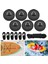 D Pad Patch Kayak Bungee Şok Kablosu Kancalar Paddleboard Siyah (Yurt Dışından) 5