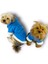 Blue Furry Kapşonlu Ceket Sweat By Kemique Köpek Kazağı 4