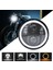 5.75 LED Far, 5-3/4 Motosiklet Far ile Beyaz Halo Drl Için Harley Sportster Demir 883 Dyna Sokak Bob (Yurt Dışından) 2