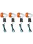 4pcs Motosiklet Turn Sinyalleri Yamaha Suzuki için Amber Işıklar LED göstergesi (Yurt Dışından) 6