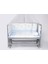 Süper Natural ahşap Beşik 4 Kademeli Gri Anne Yanı Sallanır Bebek Beşiği 60X120 -Uyku Seti+Yatak G8 4