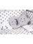 Süper Natural ahşap Beşik 4 Kademeli Gri Anne Yanı Sallanır Bebek Beşiği 60X120 -Uyku Seti+Yatak G3 4