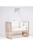Vernikli 60x120 4 Kademeli Anne Yanı Sallanır Bebek Beşiği 60X120 -Uyku Seti+Yatak D9 3