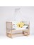 Süper Ahşap Doğal Beşik 4 Kademeli Anne Yanı Sallanır Bebek Beşiği 60X120 -Uyku Seti+Yatak D2 3