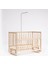 Süper Full Natural Ahşap Beşik 4 Kademeli Anne Yanı Sallanır Bebek Beşiği 60X120 - Boş Beşik 2