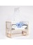 Süper Full Natural Ahşap Beşik 4 Kademeli Anne Yanı Sallanır Bebek Beşiği 60X120 -S13 Uyku Set+Yatak 3