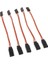 3X5PARÇA Erkekten Kadın Servo Uzatma Kablosu 3 Pin Jr Konektörü 100MM 3 Parça (Yurt Dışından) 1