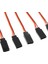 3X5PARÇA Erkekten Kadın Servo Uzatma Kablosu 3 Pin Jr Konektörü 100MM 3 Parça (Yurt Dışından) 5