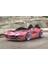 Mobilya Luxury Full Araba Yatak Karyola Pembe 1