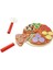 Simumaltion Ahşap Yapışkan Pizza Taklit Oyun Oyuncak (Yurt Dışından) 2