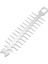 Roaster Fork Camp Fırch Balık Kabaş Kamp Kabab Kabab Kat 26.5X7X1.8MM (Yurt Dışından) 4