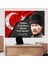 Atatürk Mustafa Kemal Makam Panosu Kanvas Tablo Resmi Kurumlar Okullar (8farklı Ölçü) 1