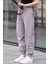 Boyalı Gri Comfort Fit Basic Eşofman Altı MG1635 2