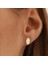 Kadın 14 Ayar Altın Küpe Minimalist Plaka Vidalı Altın Küpe 13 mm - MM200117 2