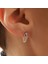Kadın 14 Ayar Altın Küpe Minimalist Zirkon Taş Yılan Figürlü Halka Altın Küpe 12 mm - MM200136 2