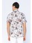 Erkek Regular Fit Desenli Kısa Kollu T-Shirt Gömlek 6