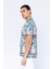 Erkek Regular Fit Desenli Kısa Kollu T-Shirt Gömlek 3