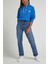 Carol Straight Fit Düz Kesim Yüksek Bel Esnek Jean Kot Pantolon 2
