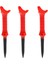 3 Adet Yönlendirilmiş Fonksiyonlu Golfçü Aracı Rastgele Renk ile Lastik Golf Tees (Yurt Dışından) 5