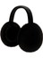 2x Bulanik Kiş Kişli Kulak Isitici Unisex Ear Muffs Ear Kullanim Yüküm Earmuffs Siyah Gri (Yurt Dişindan) 5