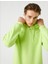 Basic Kapşonlu Sweatshirt Şardonlu 3