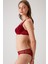 Bordo 4821 Biella Soft Push Up Dolgulu Çiçekli Bralet Sütyen Takımı / Iç Çamaşır Takım 2