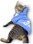 Bebek Mavisi Adidog Kapşonlu Kedi Sweatshirt Kedi Kazağı 3